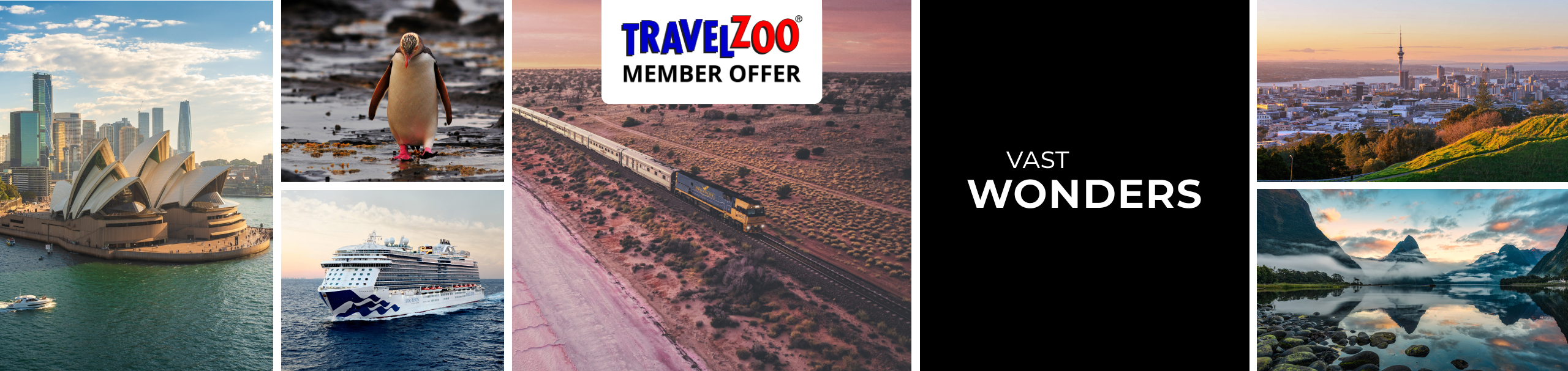 A train across the Nullarbor AND a cruise around New Zealand, in one trip